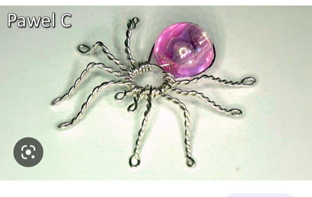 pirple wire crystal spider - Google Search.png